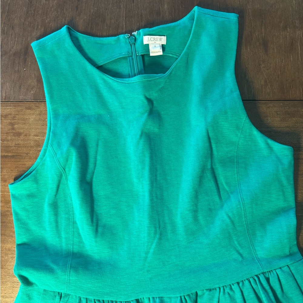 J. Crew Vibrant Green Sleeveless Dress - Picture 3 of 9